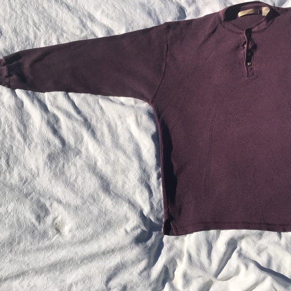 Cotton blend long sleeve XXL V-Neck with buttons by Imprints - Picture 2 of 13